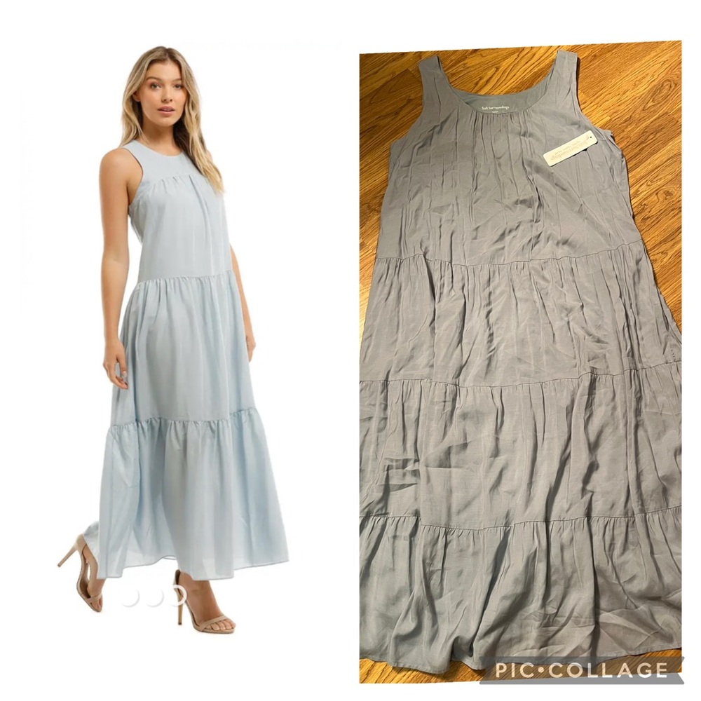 Soft Surroundings Anita Arona Blue  Dress
